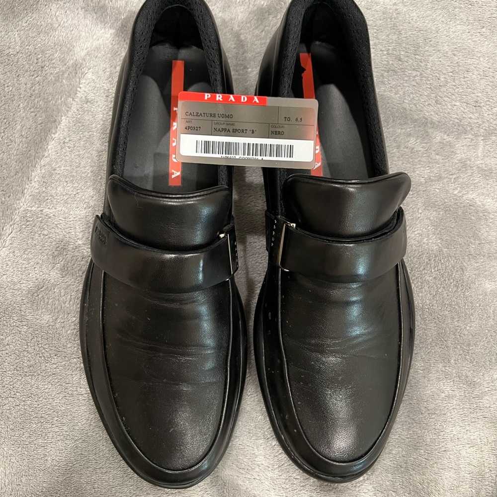 Prada Calzature Uomo Nappa Sport “B”